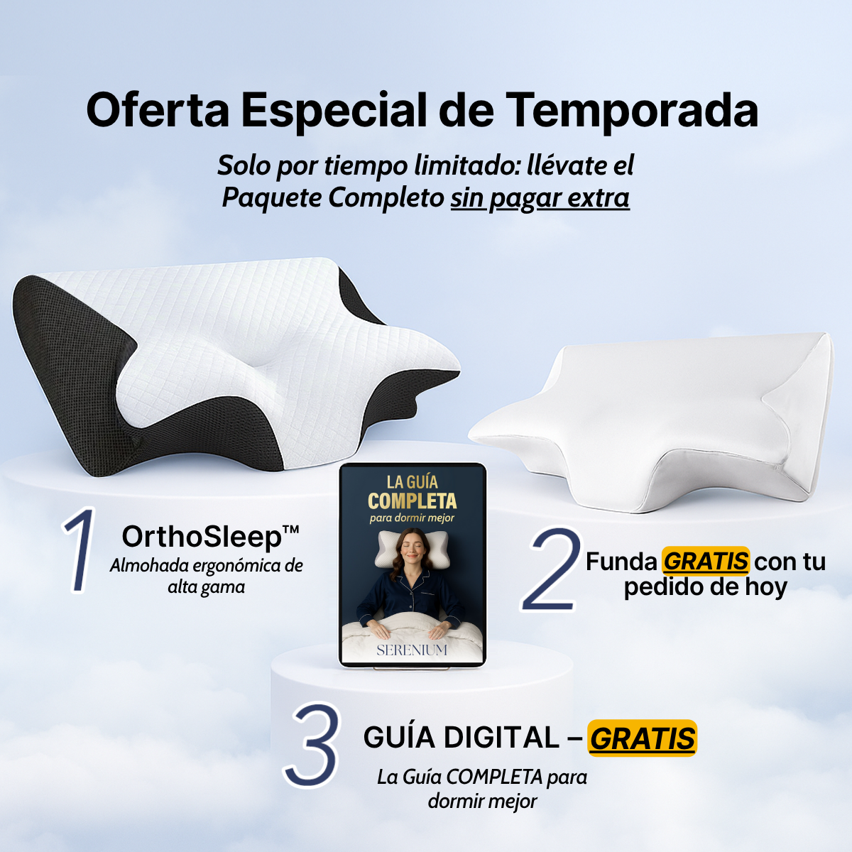 OrthoSleep™ – Almohada Cervical